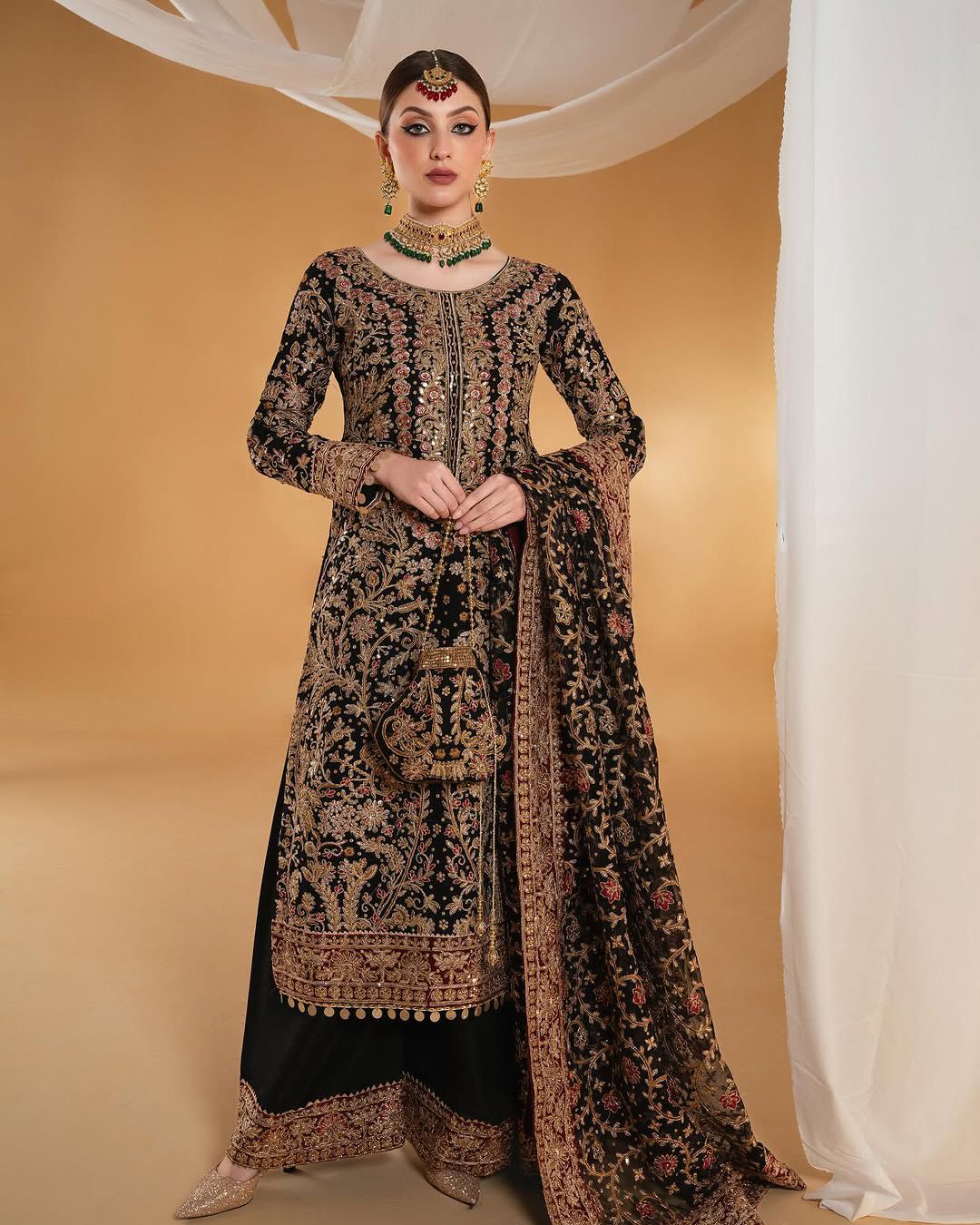 white christmas dresses DESIGNER WEAR