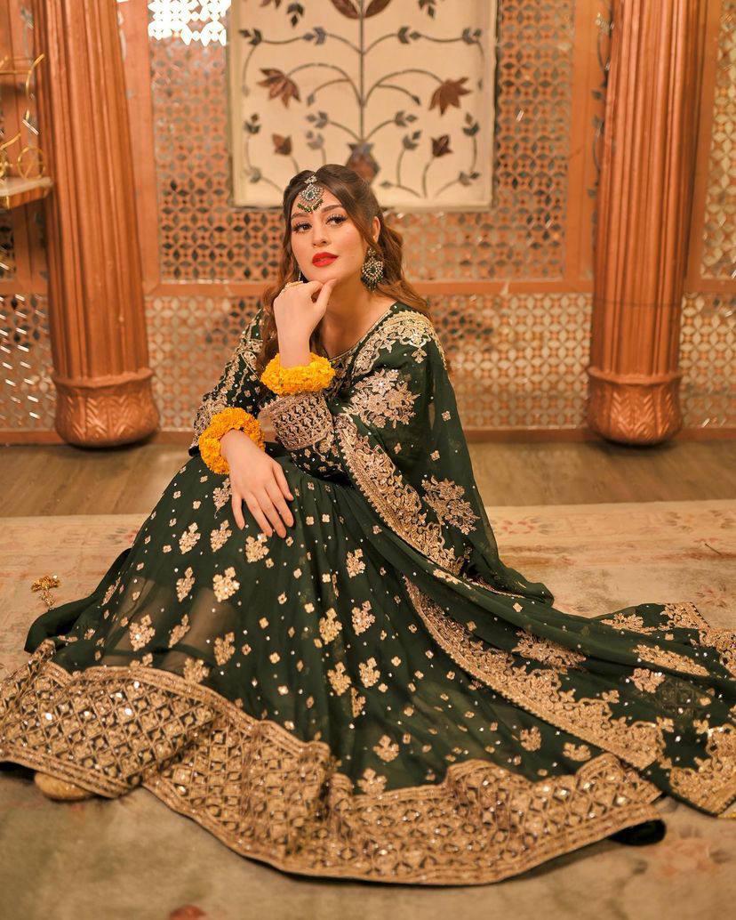 premium Anarkali-style outfit crafted