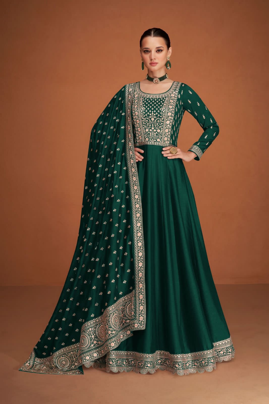 AASHIRWAD - HEAVY PREMIUM SILK WITH EMBROIDERY