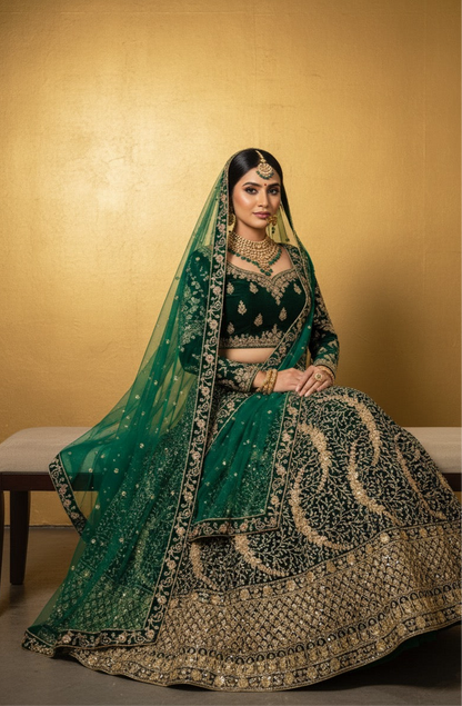 DESIVOGUERS PREMIUM BRIDAL LEHENGA