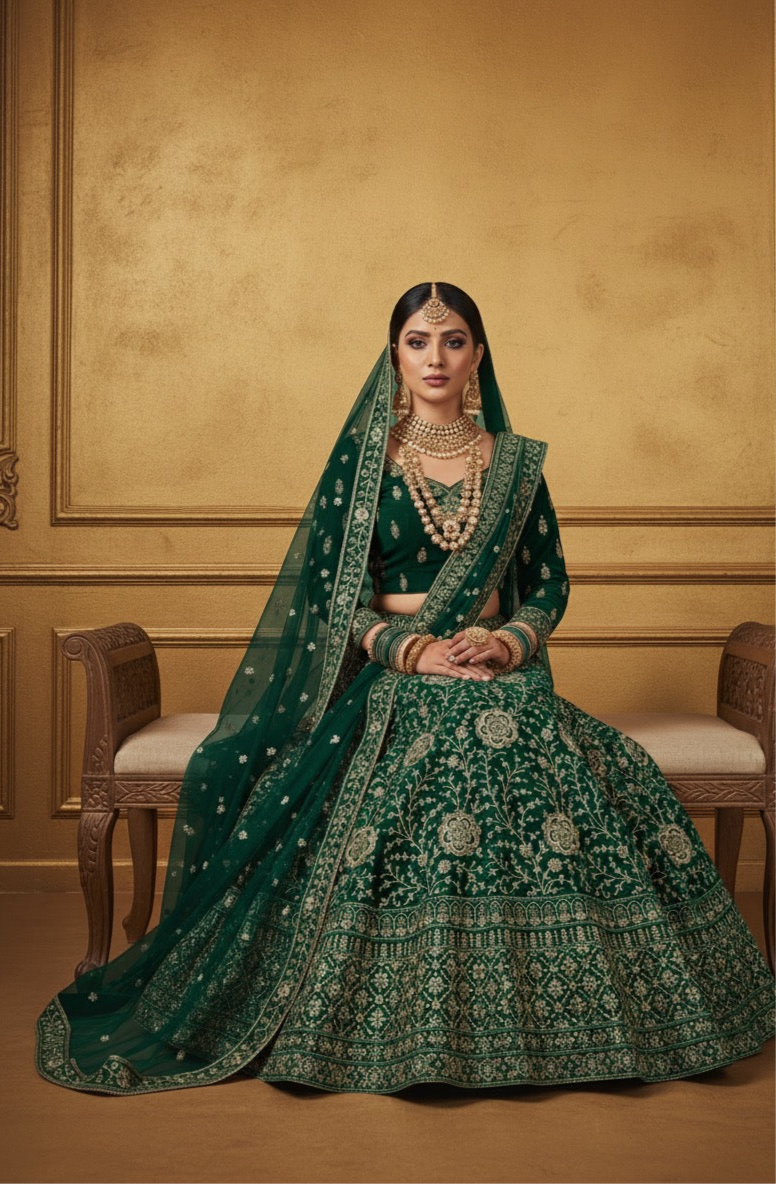 DESIVOGUERS PREMIUM BRIDAL LEHENGA