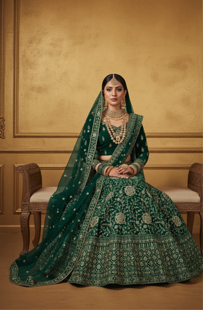 DESIVOGUERS PREMIUM BRIDAL LEHENGA