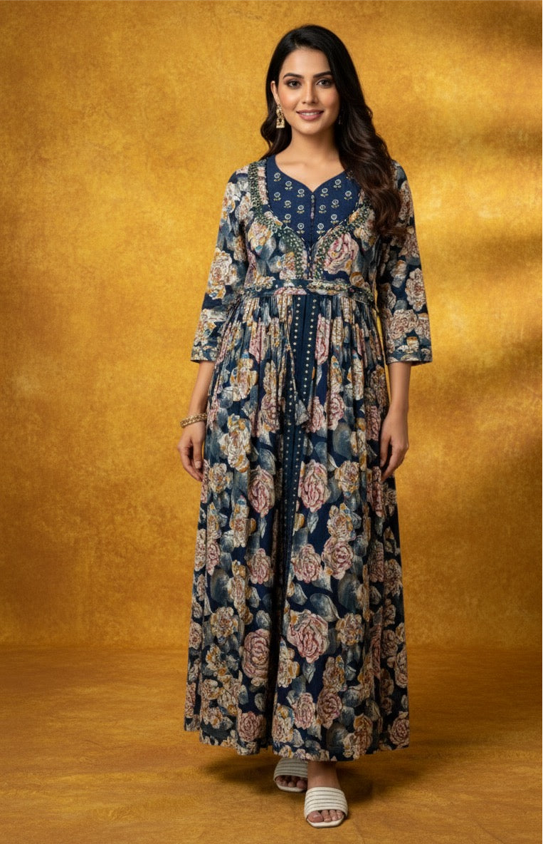 STUNNING PARTY-WEAR GOWN