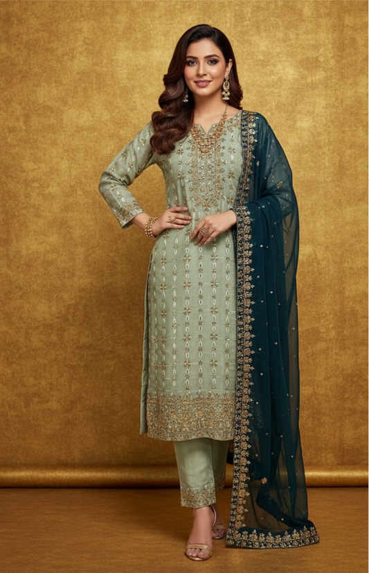 STYLISH KURTI BOTTOM AND DUPPATTA