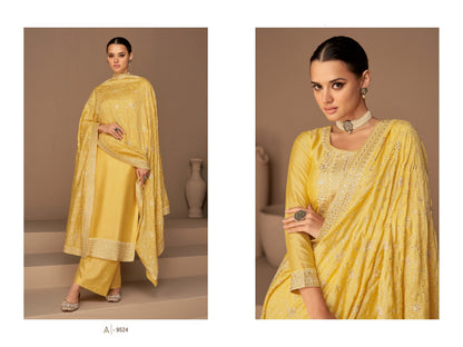 HEAVY VICHITRA WITH SEQUINS, EMBROIDER