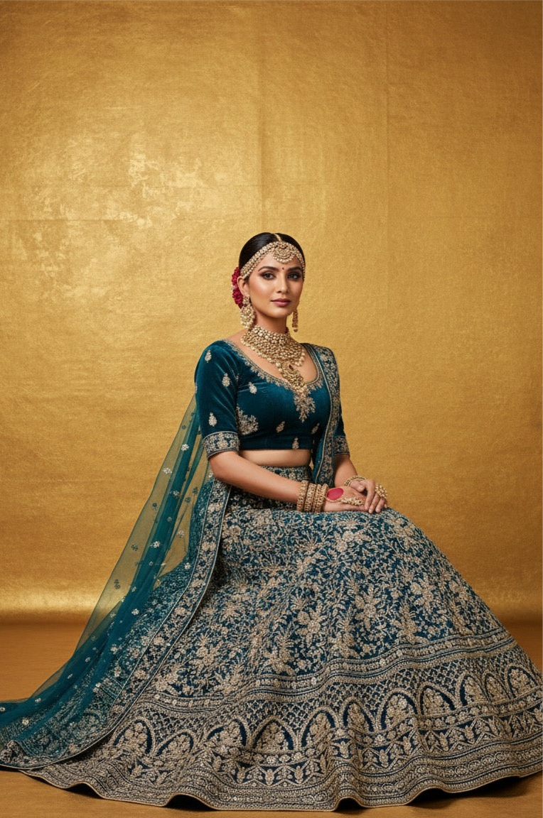 DESIVOGUERS PREMIUM BRIDAL LEHENGA