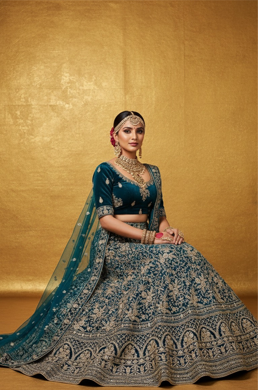 DESIVOGUERS PREMIUM BRIDAL LEHENGA