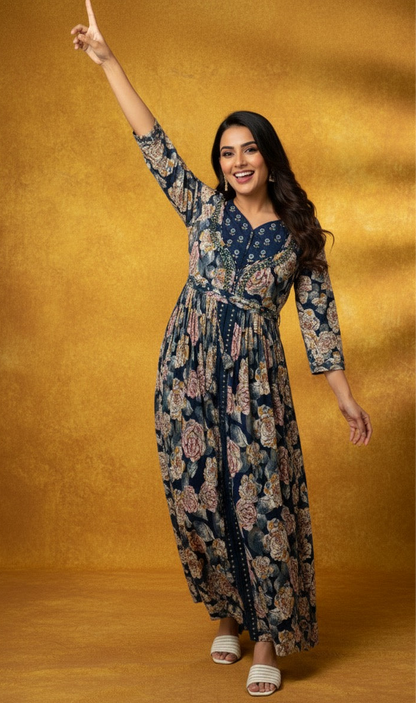 STUNNING PARTY-WEAR GOWN