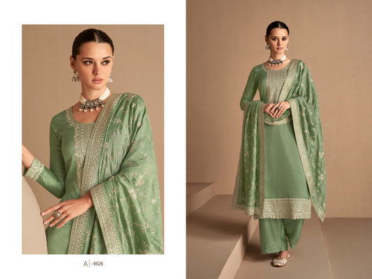 HEAVY VICHITRA WITH SEQUINS, EMBROIDER
