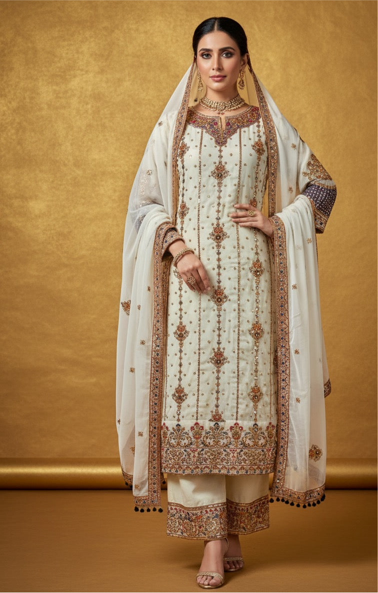 PREMIUM QUALITY GEORGETTE DESIGNER TOUCH