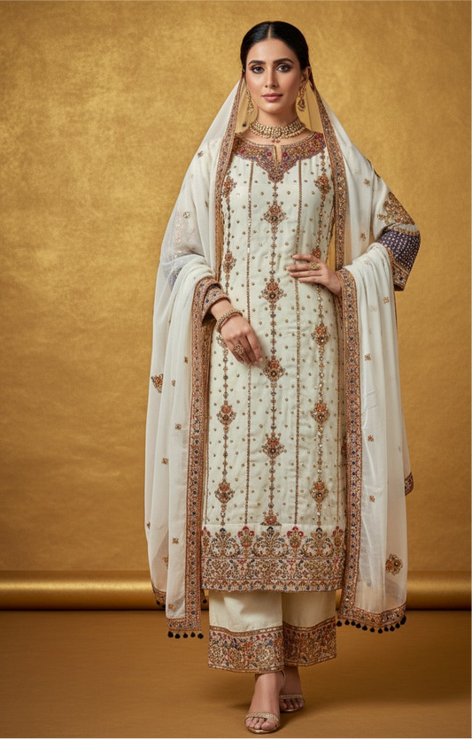 PREMIUM QUALITY GEORGETTE DESIGNER TOUCH
