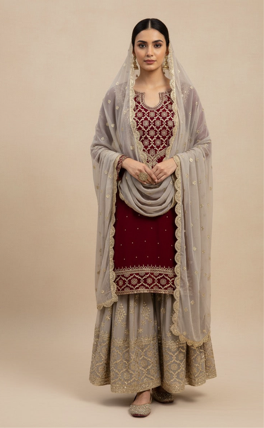 LUXURY GEORGETTE DESIGNER'S TOUCH