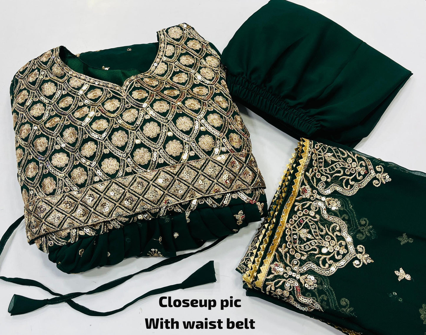 premium Anarkali-style outfit crafted