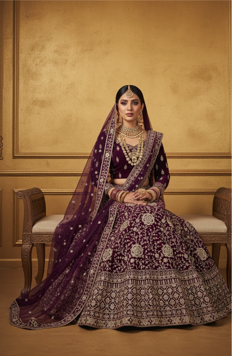DESIVOGUERS PREMIUM BRIDAL LEHENGA