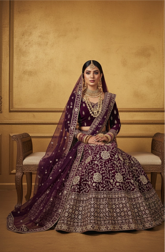 DESIVOGUERS PREMIUM BRIDAL LEHENGA