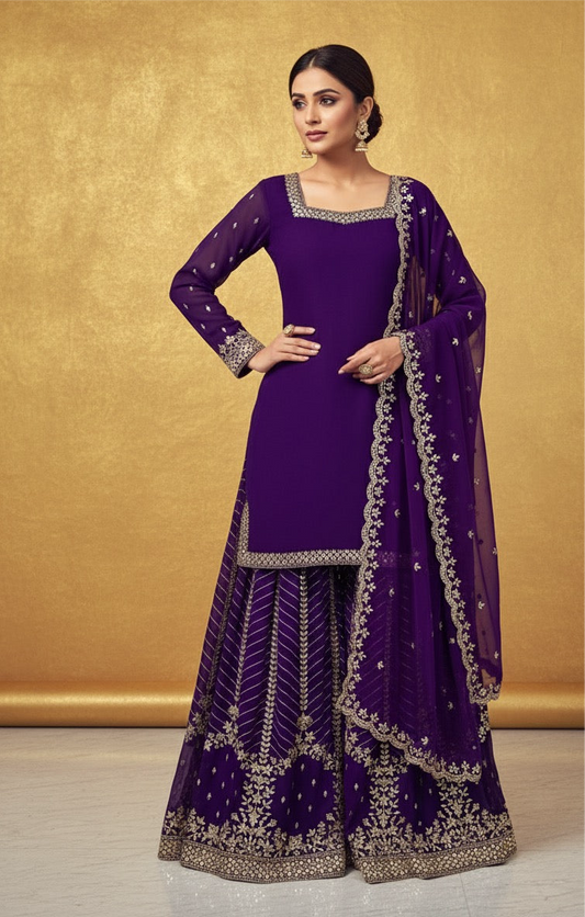 LUXURY GHARARA LOOK