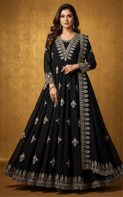 PREMIUM DESIGNER EMBROIDERED ANARKALI