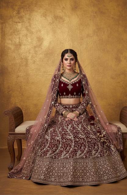 DESIVOGUERS PREMIUM BRIDAL LEHENGA
