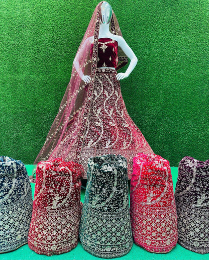 DESIVOGUERS PREMIUM BRIDAL LEHENGA