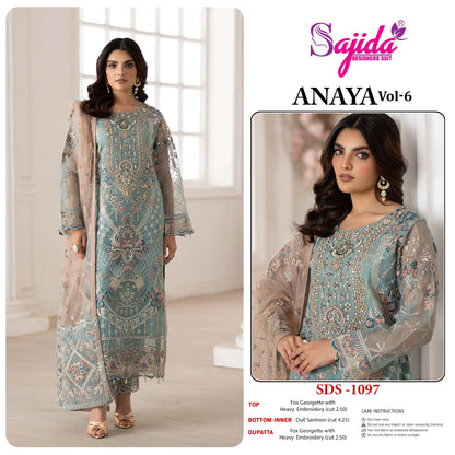 SAJIDA PAKISTANI - SEMI STITCH LUXURY HEAVY