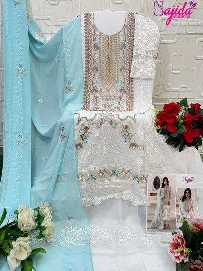 SAJIDA PAKISTANI - SEMI STITCH LUXURY HEAVY