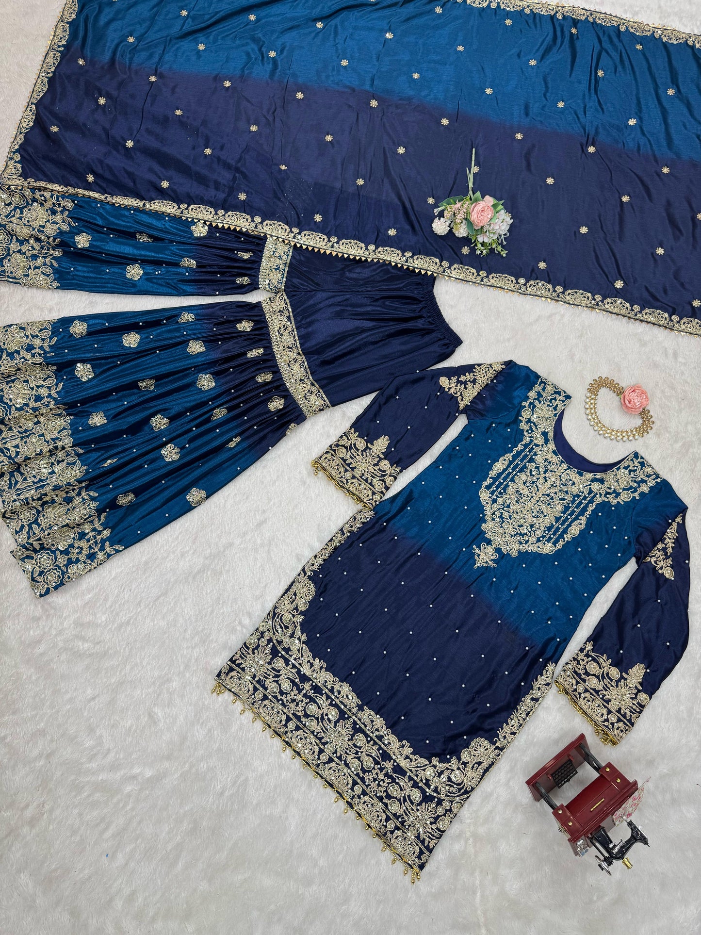 THE ROYAL DYNASTY SHARARA  SUIT