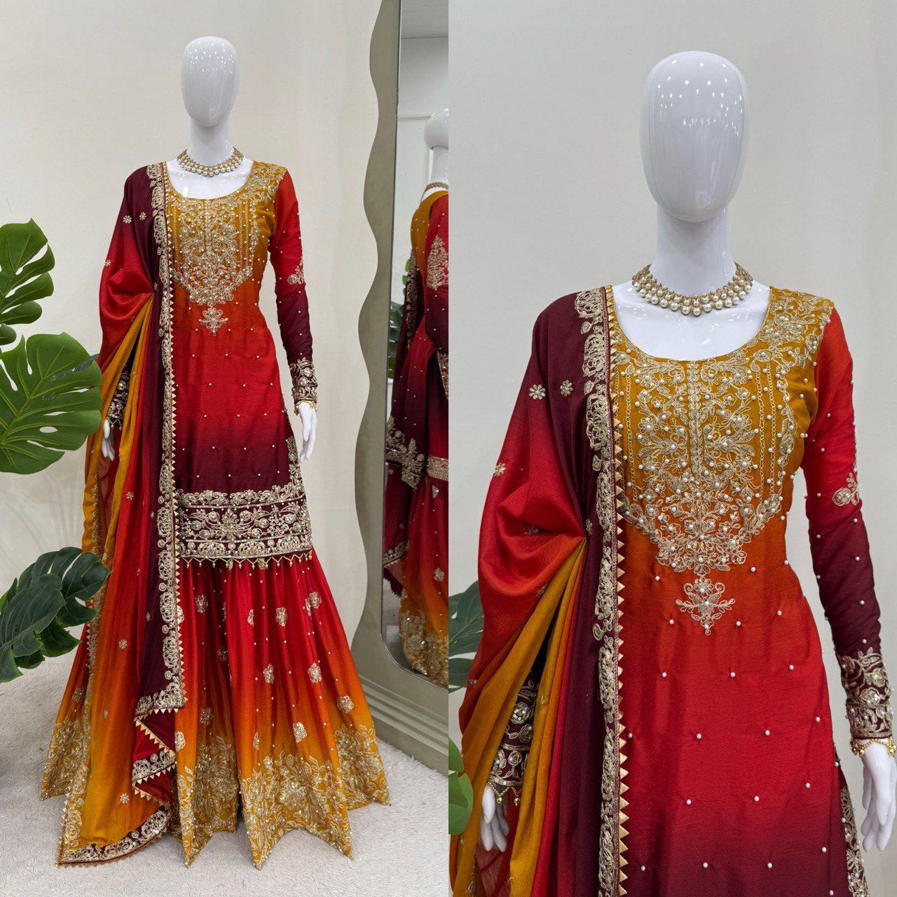 THE ROYAL DYNASTY SHARARA  SUIT
