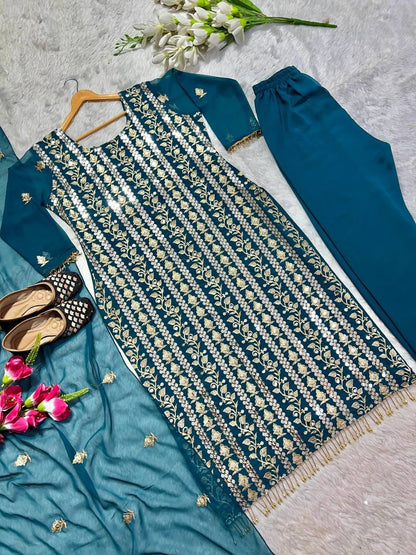GOLDEN REGALIA DESIGNER SHALWAR