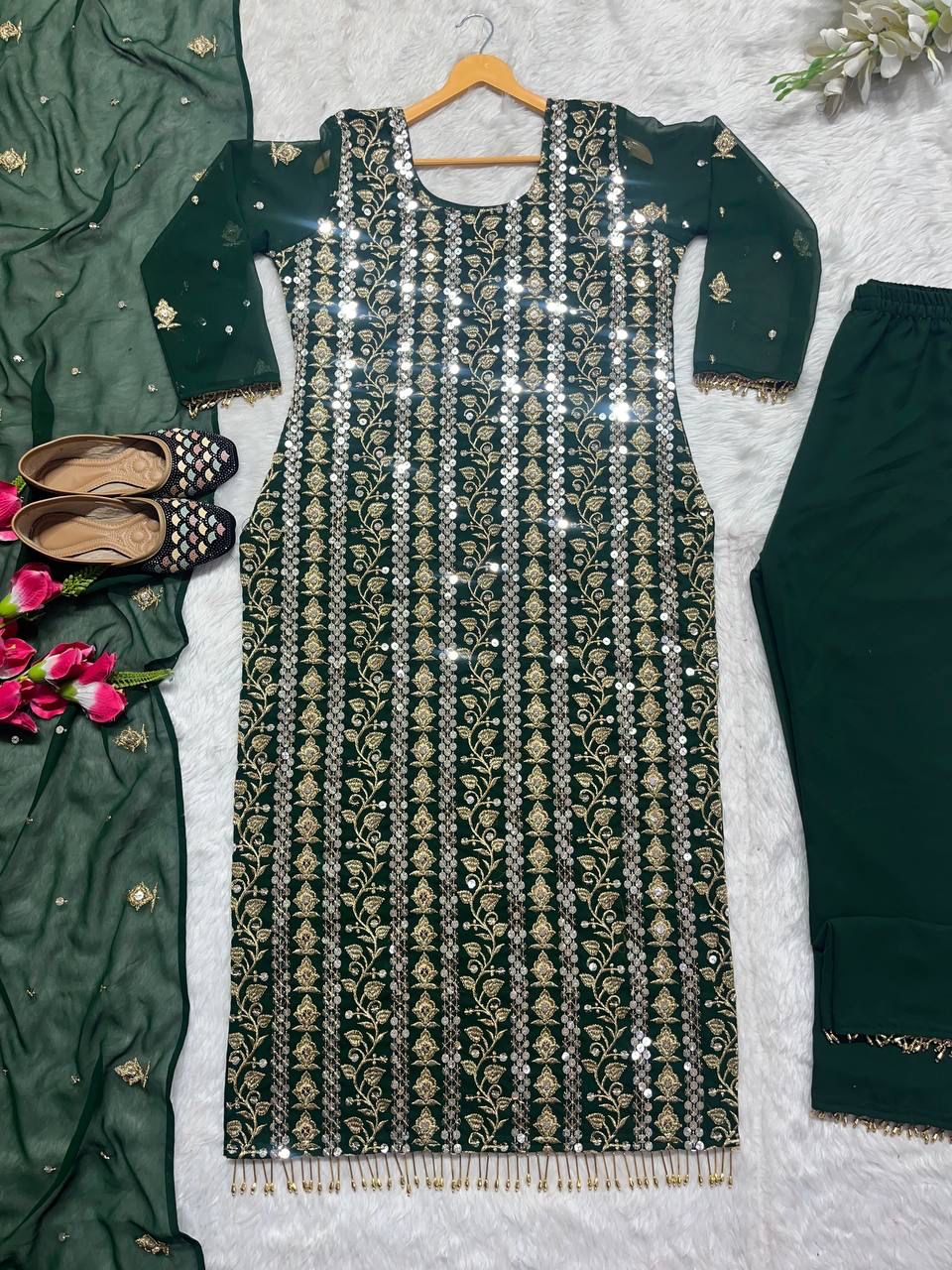 GOLDEN REGALIA DESIGNER SHALWAR