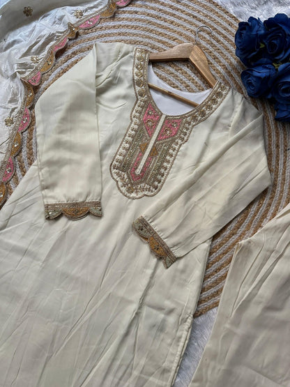 HEAVY EMBROIDERED DESIGNER FESTIVE WEAR SET