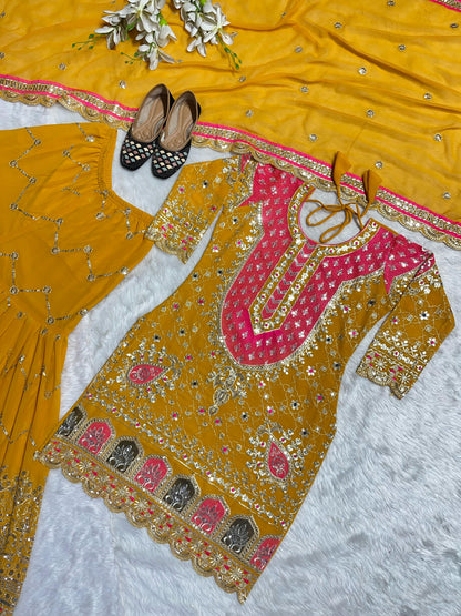 HALDI AND MEHENDI SHARARA LUXE