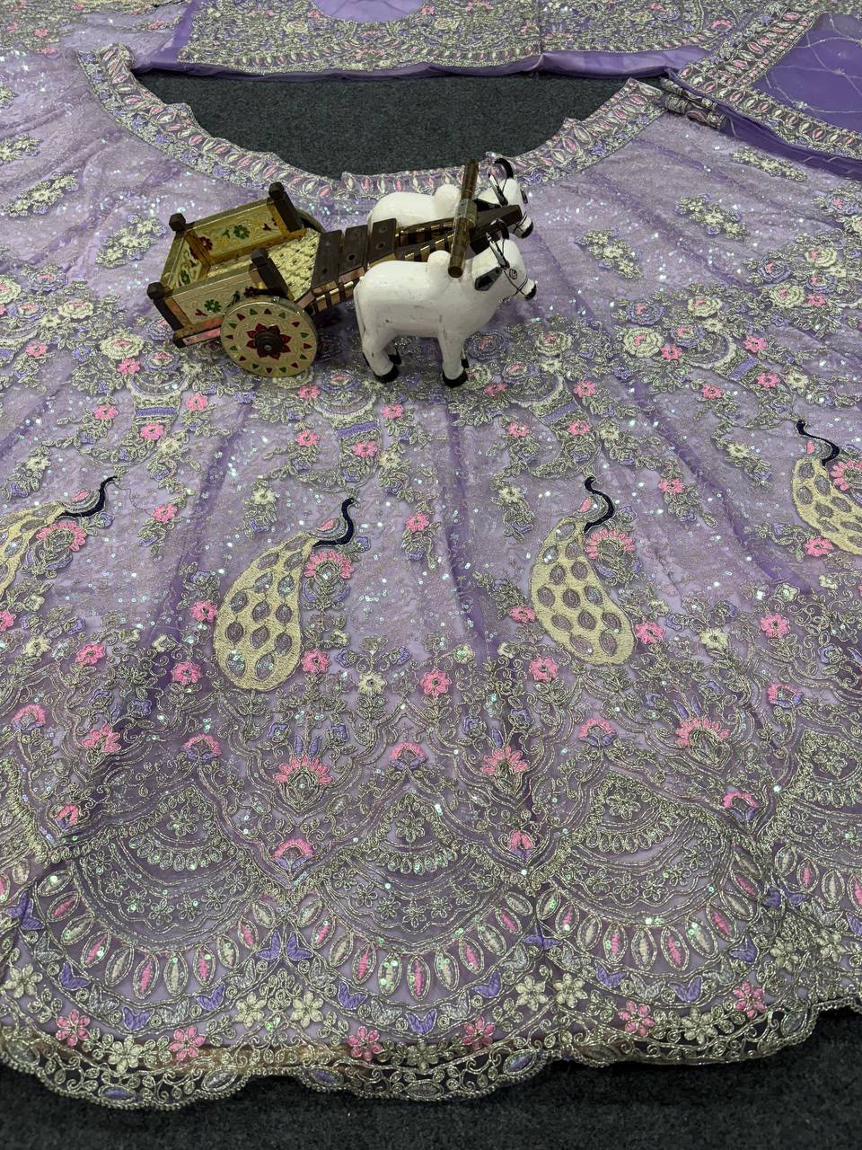 LAVENDER LILLY HEAVY LEHENGA