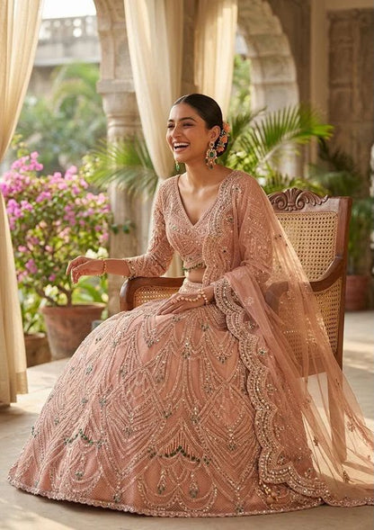 BUTTERFLY SOFT NET LEHENGA SET