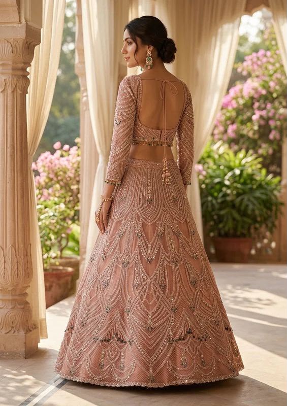 BUTTERFLY SOFT NET LEHENGA SET