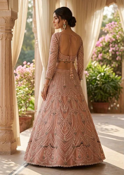BUTTERFLY SOFT NET LEHENGA SET