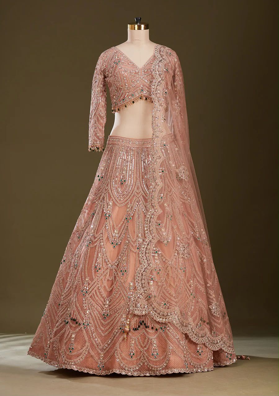 BUTTERFLY SOFT NET LEHENGA SET