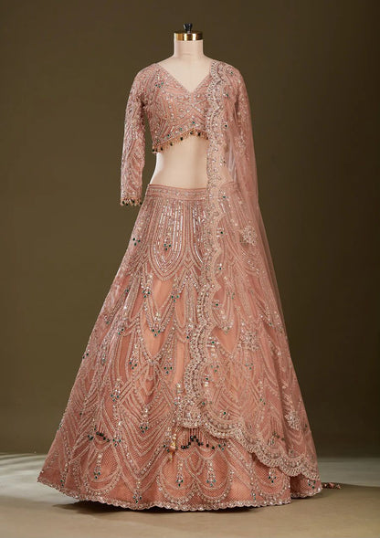 BUTTERFLY SOFT NET LEHENGA SET