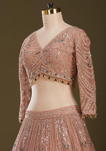 BUTTERFLY SOFT NET LEHENGA SET