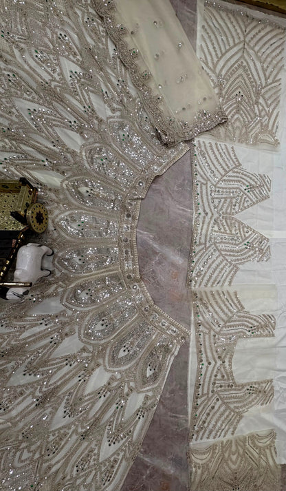 PREMIUM BUTTERFLY SOFT NET LEHENGA WITH 4-METER FLARE