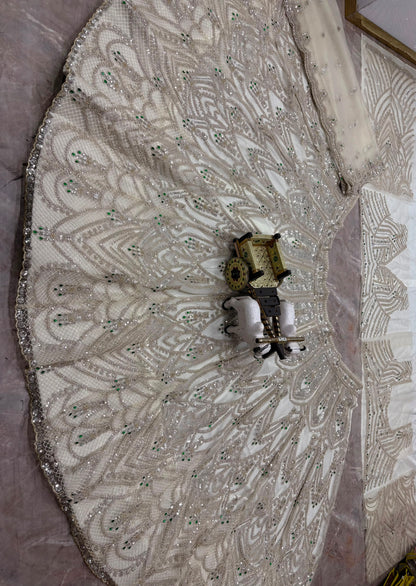 PREMIUM BUTTERFLY SOFT NET LEHENGA WITH 4-METER FLARE