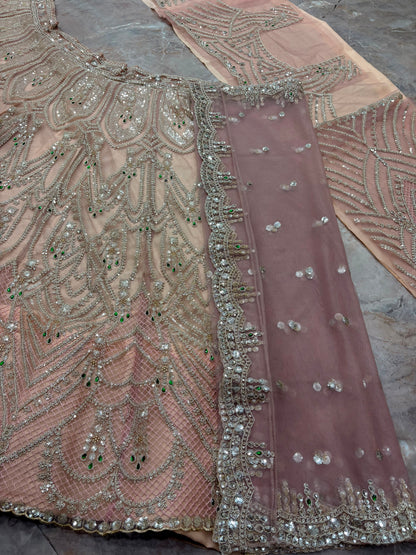 BUTTERFLY SOFT NET LEHENGA SET