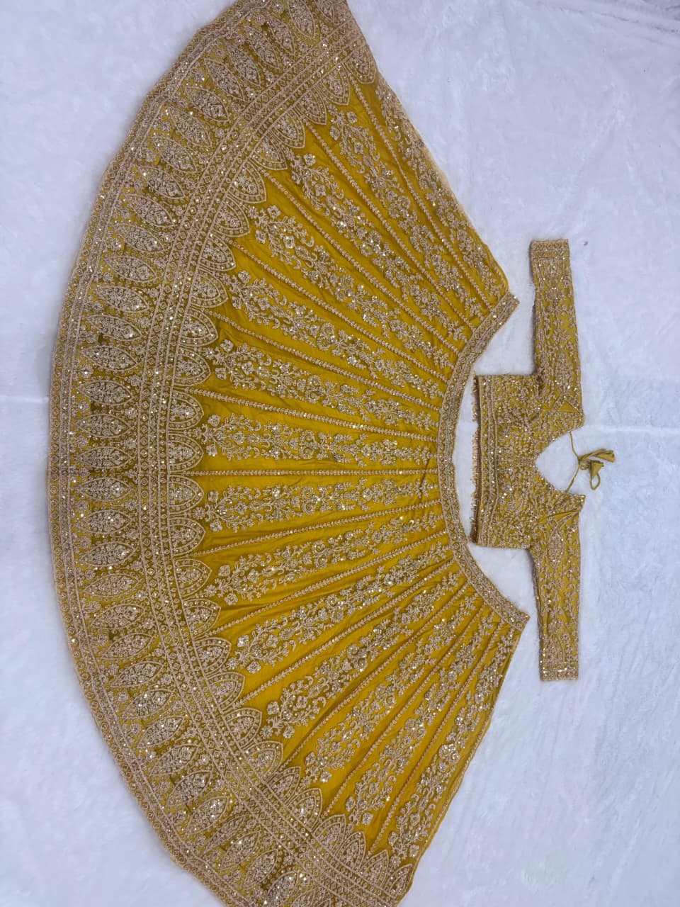 LUXURY BUTTERFLY SOFT NET LEHENGA WITH HEAVY EMBROIDERY AND 3.5 METER FLARE