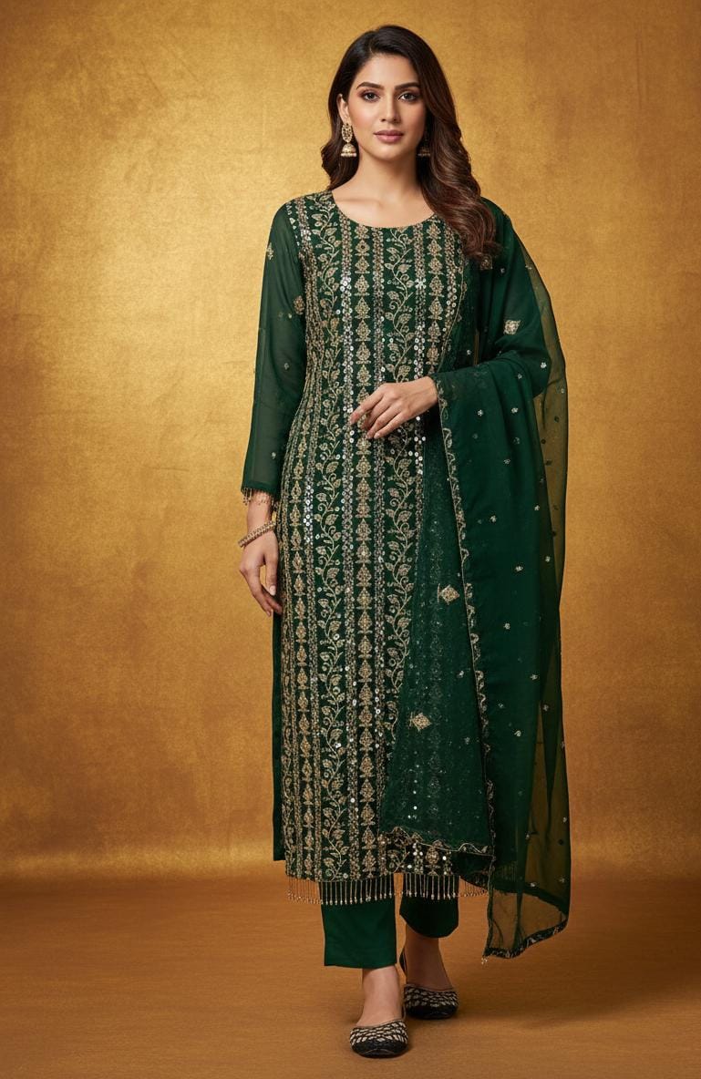 GOLDEN REGALIA DESIGNER SHALWAR