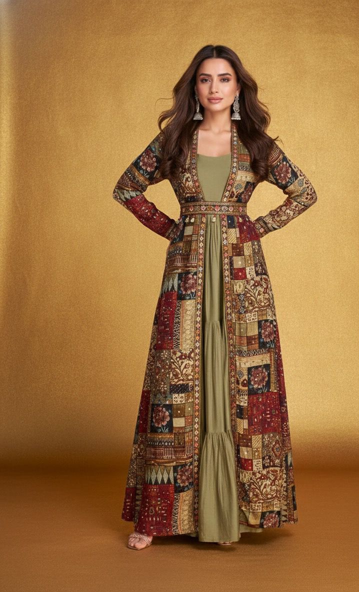 SOVEREIGN OVERLAY DRESS -SAYURI DESIGNER WEAR