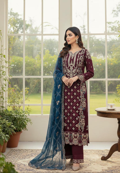 SAJIDA PAKISTANI - SEMI STITCH LUXURY HEAVY