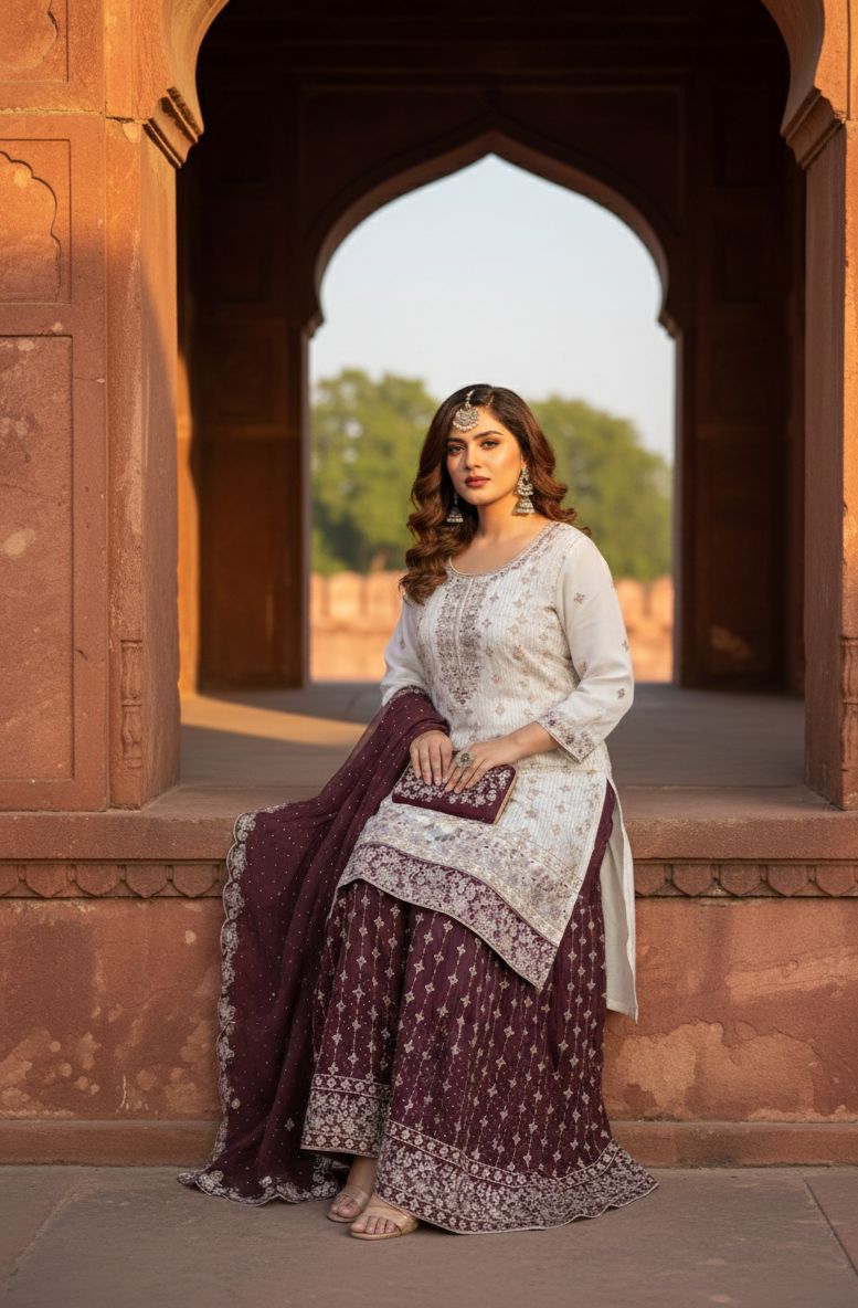 HEAVY ZARKHAN STONES WITH BRIDAL PURSE - IN HAND