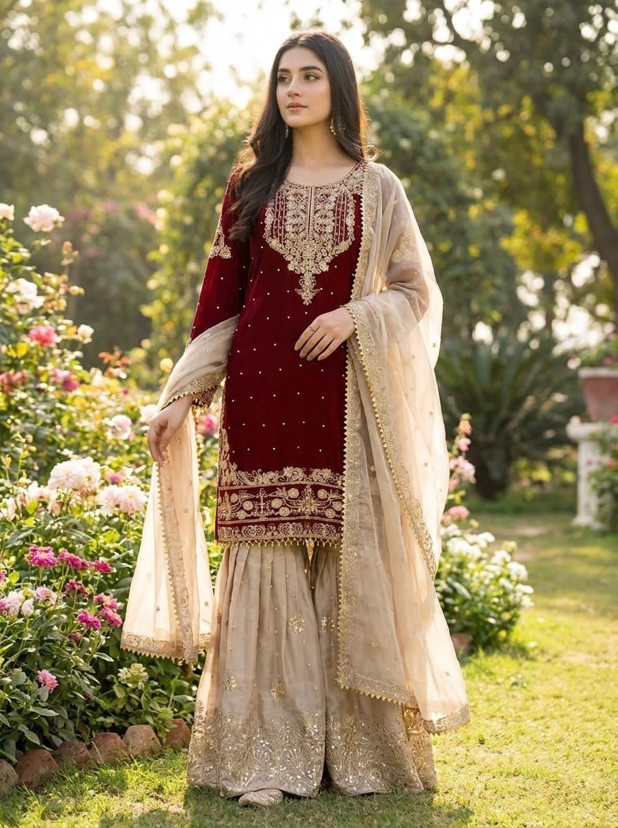 AARZOO LUXE GARARA SUIT PREMIUM ALLURE