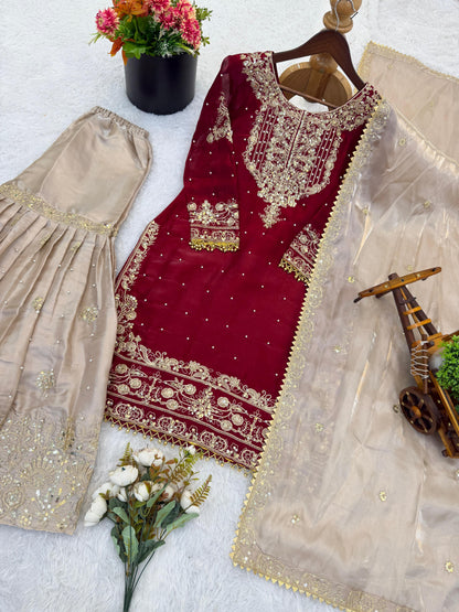 AARZOO LUXE GARARA SUIT PREMIUM ALLURE