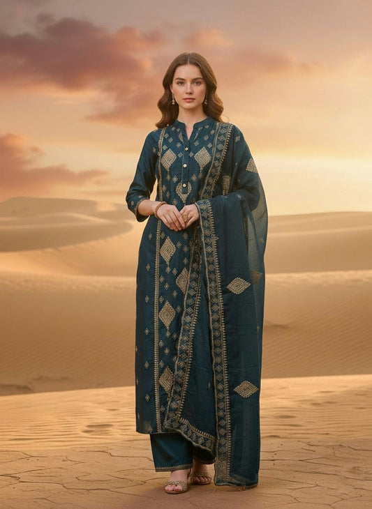 SEMI-STITCHED LUXURY FANCY COLLECTION