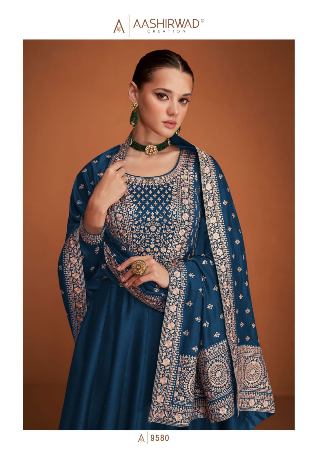 AASHIRWAD - HEAVY PREMIUM SILK WITH EMBROIDERY